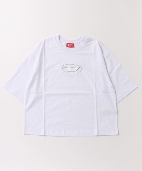 「DIESEL」 半袖Tシャツ SMALL ホワイト レディース