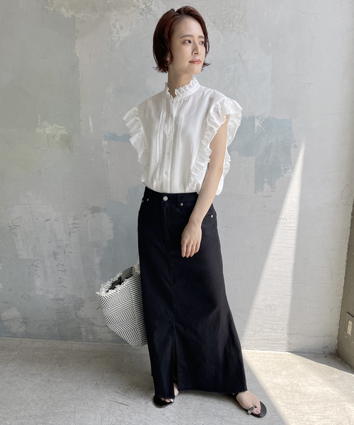 Spick＆Span 「Spick & Span」 ノースリーブブラウス FREE