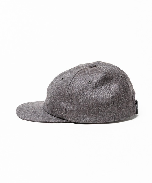 meanswhile ミーンズワイル　SPLIT 6PANEL HAT meanswhile キャップ 帽子 Wool 6Panel Cap メンズ : ZOZOTOWN