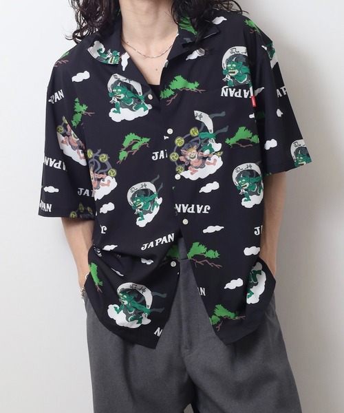 柄シャツ LUMBER シャツ 和柄シャツ メンズ レディース : ZOZOTOWN Yahoo