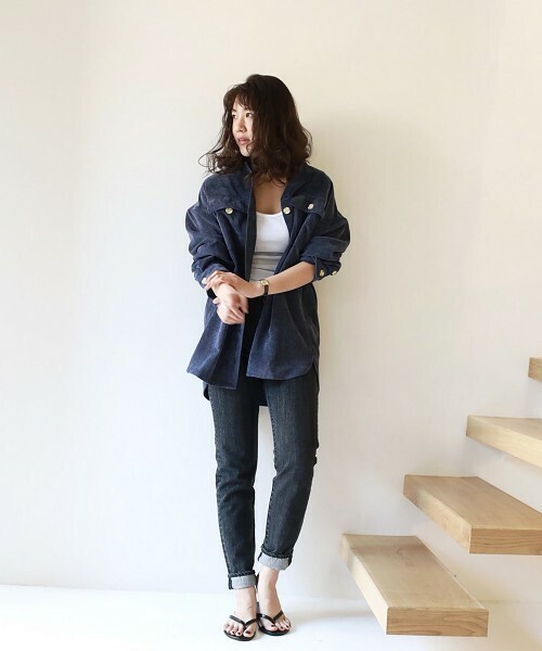 TODAYFUL - todayful  コーデュロイシャツ ネイビー トゥデイフル TODAYFUL コーデュロイ シャツ ネイビー - メルカリ