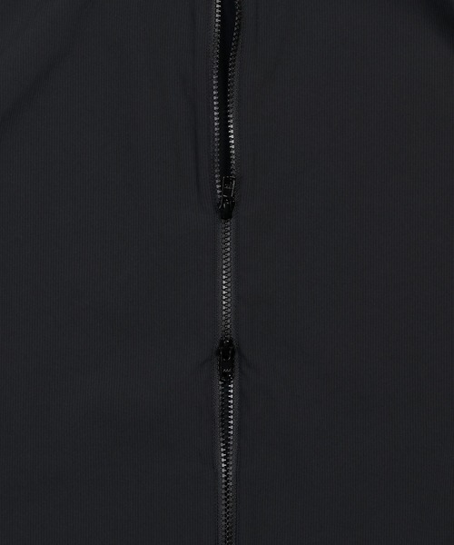 ベスト ジレ 「BLACK LABEL」”A-PACK” SET UP RIBBED VEST：セットアップ リブネック テックベスト メンズの画像