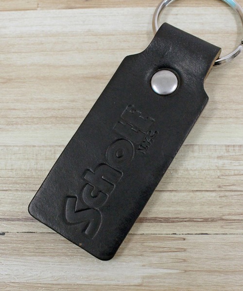 Schott N.Y.C（ショット） キーホルダー HORWEEN LEATHER KEY HOLDER