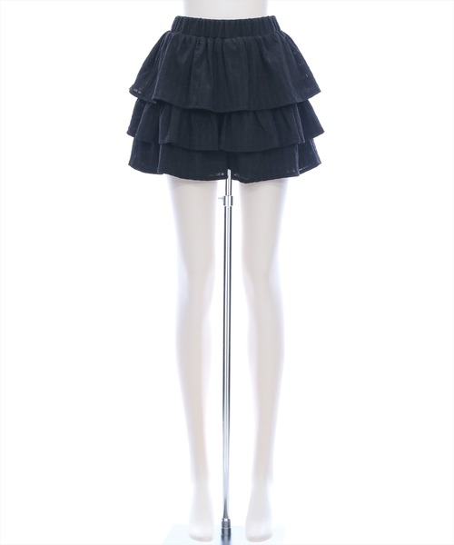 y2k 00s　フェアリーコア　バレエコア　ティアードミニパンツ　ショーパン バレエコアJEANASISバルーンショートパンツフェアリーコア