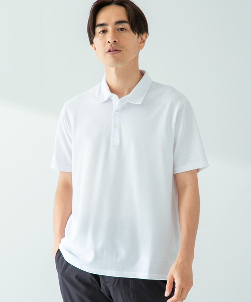 「URBAN RESEARCH ROSSO MEN」 半袖ポロシャツ X-LARGE ネイビー メンズ