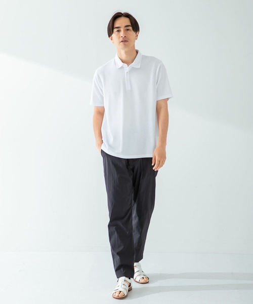「URBAN RESEARCH ROSSO MEN」 半袖ポロシャツ X-LARGE ネイビー メンズ