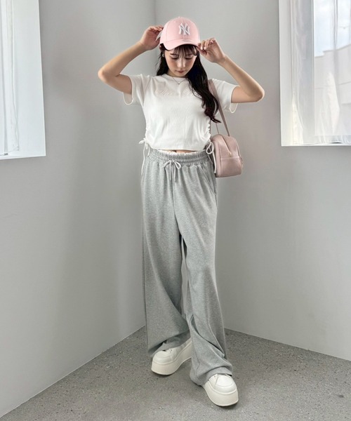 トップス agu one after another NICE CLAUP tシャツ ピグメントドロストT