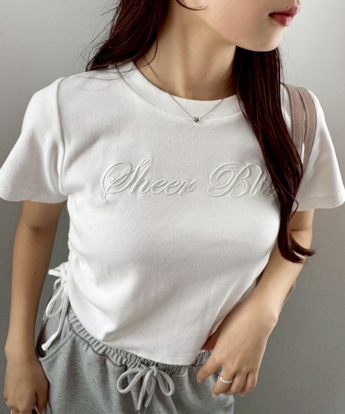 トップス agu one after another NICE CLAUP tシャツ ピグメントドロストT
