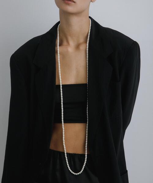 ネックレス decor「デコール」　6mmPearllongnecklace レディースの画像