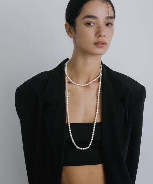 ネックレス decor「デコール」　6mmPearllongnecklace レディースの画像