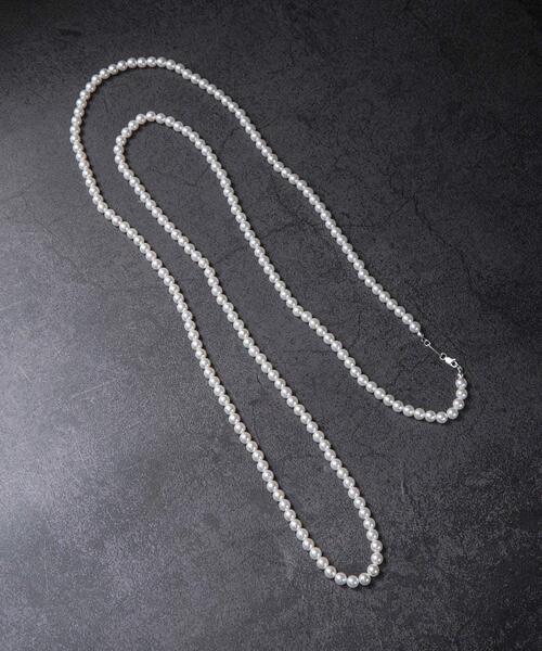 ネックレス decor「デコール」　6mmPearllongnecklace レディースの画像