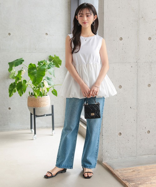 ワイドパンツ ジーンズ デニム デニムパンツ 「 低身長向けサイズ 