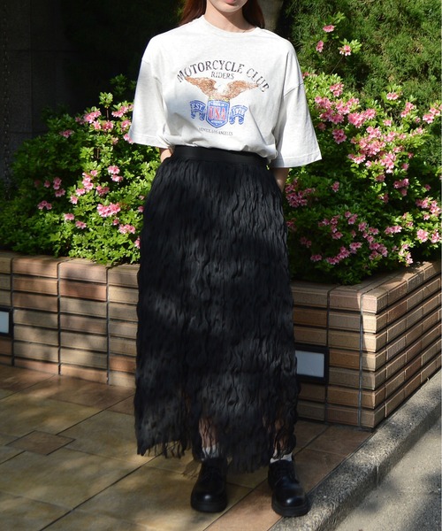 tシャツ 「spiritoso」イーグルプリントピグメントTシャツ レディース | spiritoso | 06
