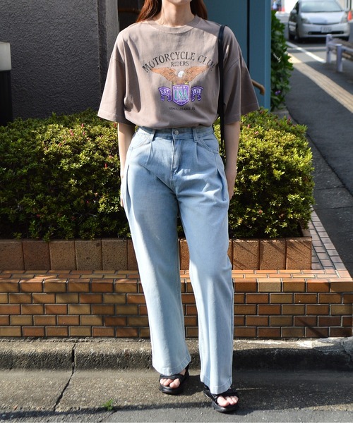 tシャツ 「spiritoso」イーグルプリントピグメントTシャツ レディース | spiritoso | 14