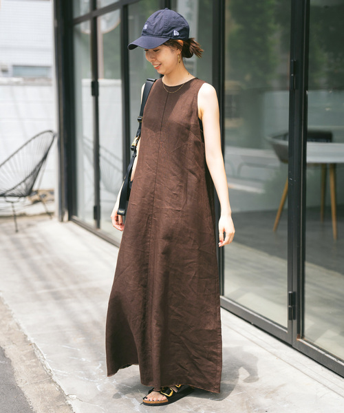 Spick＆Span ワンピース 「追加」リネンアメスリドレス