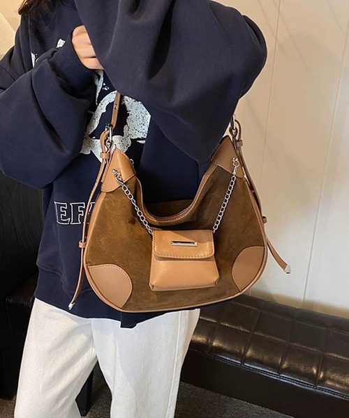 pumpkin port ショルダーバッグ バッグ ミニポーチ付き