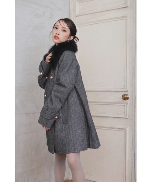 rienda（リエンダ） ステンカラーコート コート Aラインステンカラー