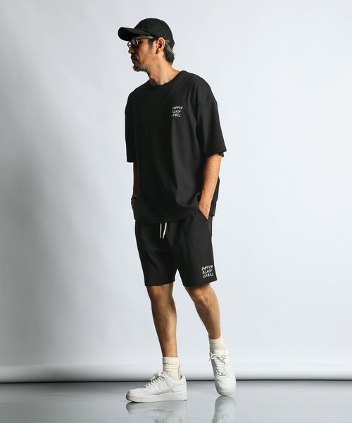 DUFFER BLACK LABEL セットアップ XL ブラック BLACK LABEL〕：セットアップ ダンボールニットジップパーカー