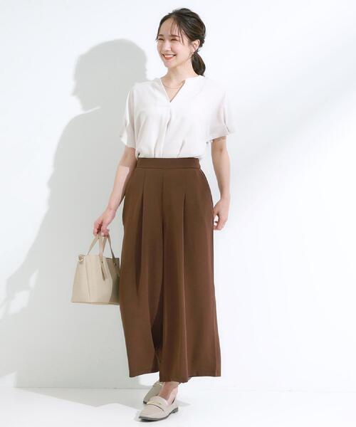 新品タグ付き　ETTE SKIPPER ブラウス　ブラウン 新品タグ付き ETTE SKIPPER ブラウス ブラウン Aletta vita ブラウス