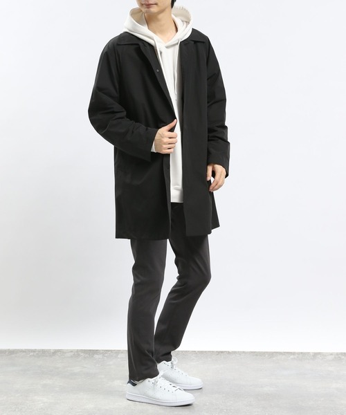 「GLOBAL WORK Smile Seed Store」 ステンカラーコート LARGE ベージュ メンズ_画像3