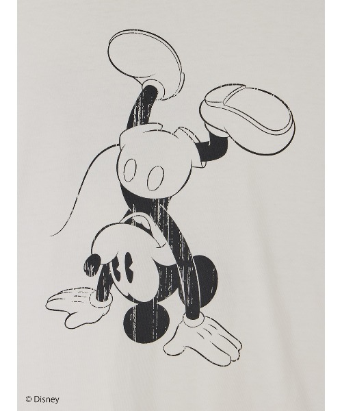 Disney（ディズニー） tシャツ 半袖 MICKEY AND MINNIE DESIGN BIG TEE