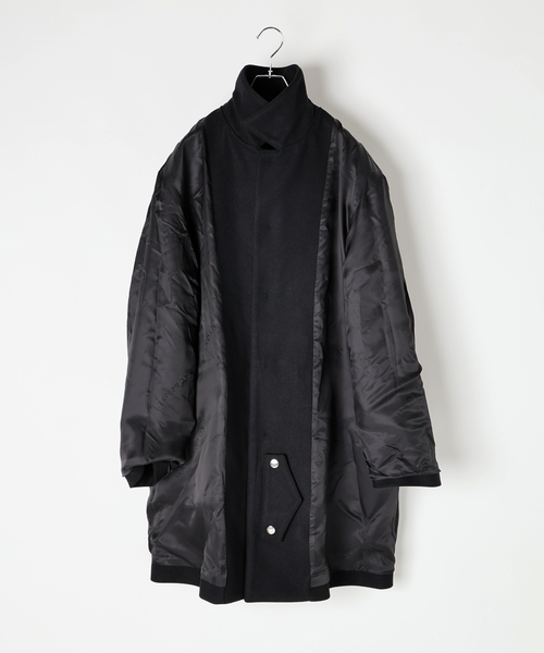 MACKINTOSH 黒 ハンビー Mackintosh チェスターコート コート MACKINTOSH