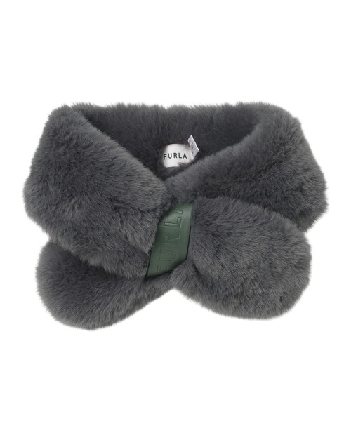 ファー フルラ マフラー ティペット FURLA（フルラ） マフラー ストール フェイクファーマフラー ティ