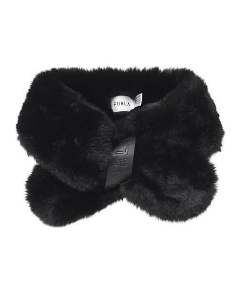 ファー フルラ マフラー ティペット FURLA（フルラ） マフラー ストール フェイクファーマフラー ティ