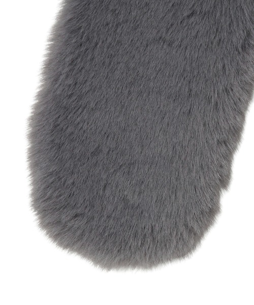 FURLA（フルラ） マフラー ストール フェイクファーマフラー ティ