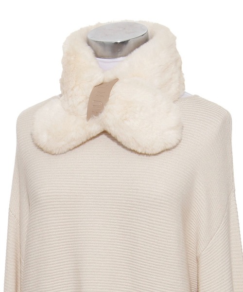 新品 ♡ DIESEL BIG レザー ベルト ティペット ファー ストール DIESEL - 新品 ♡ DIESEL BIG レザー ベルト ティペット ファー