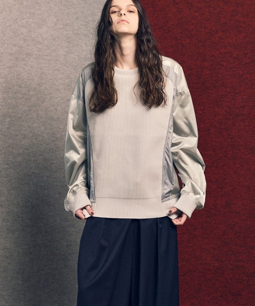 ら*ぶ様 〖完売品〗maison specialニットコンビプライムオーバーニッ MAISON SPECIAL（メゾンスペシャル） セーター ニット 「UNISEX」Knit