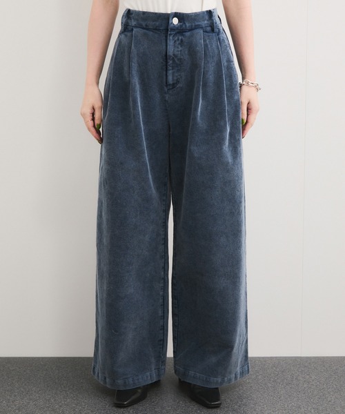 LE CERCLE par rope' パンツ 製品染めコーデュロイパンツ/セットアップ