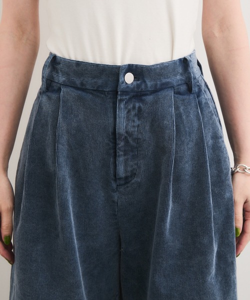 LE CERCLE par rope' パンツ 製品染めコーデュロイパンツ/セットアップ