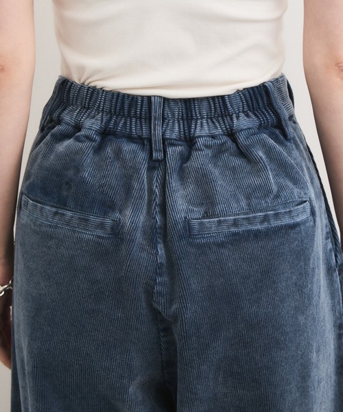 LE CERCLE par rope' パンツ 製品染めコーデュロイパンツ/セットアップ