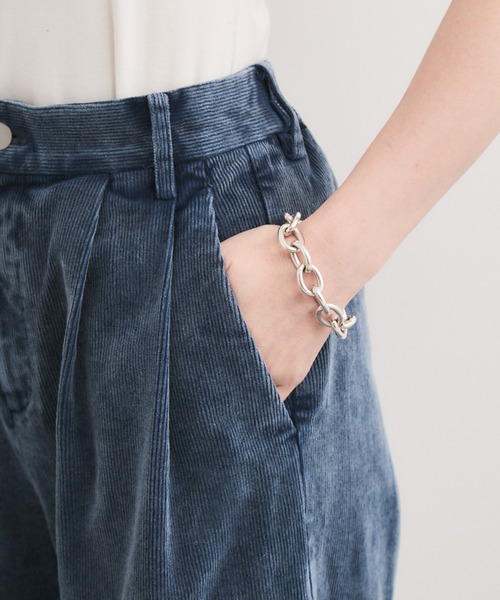 LE CERCLE par rope' パンツ 製品染めコーデュロイパンツ/セットアップ