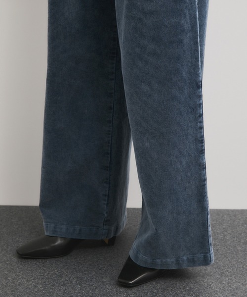 LE CERCLE par rope' パンツ 製品染めコーデュロイパンツ/セットアップ