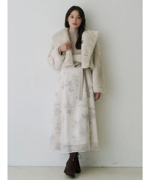 MERCURYDUO（マーキュリーデュオ） ワンピース フラワードッキング