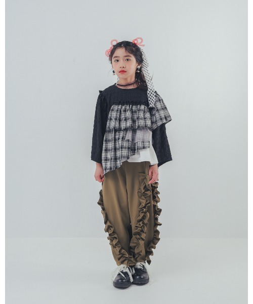パンツ アシメフリルパンツ キッズ 子供服 女の子 | unica | 05