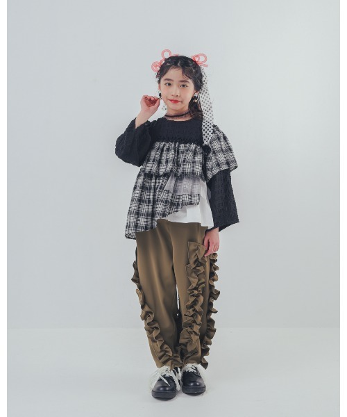 パンツ アシメフリルパンツ キッズ 子供服 女の子 | unica | 06
