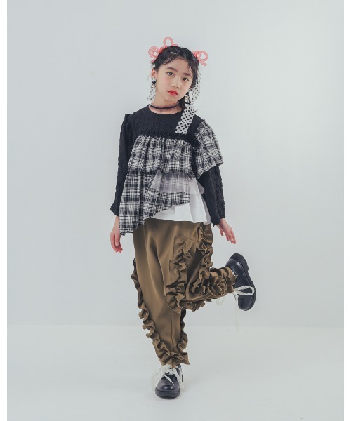パンツ アシメフリルパンツ キッズ 子供服 女の子 | unica | 07