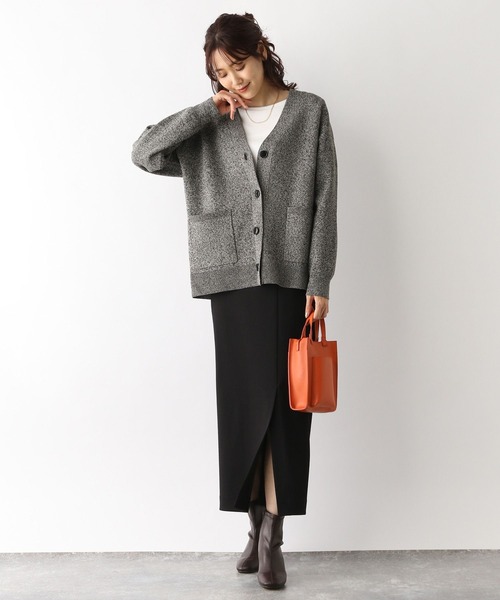 「GLOBAL WORK」 ニットカーディガン LARGE ブルー系その他 レディース_画像4