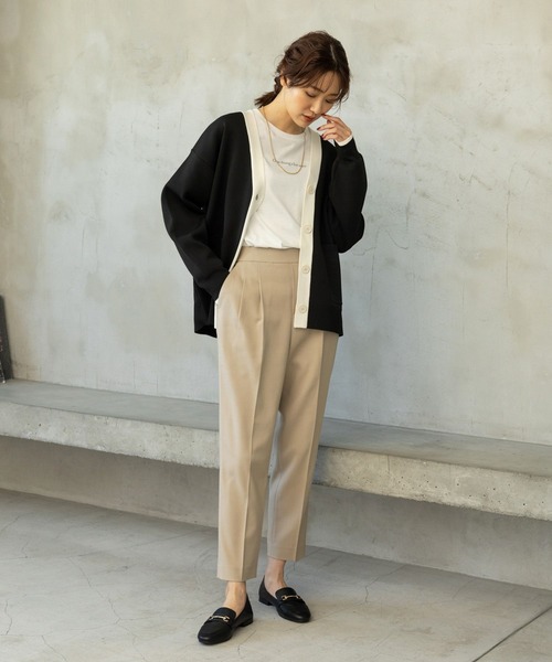 「GLOBAL WORK」 ニットカーディガン LARGE ブルー系その他 レディース_画像6