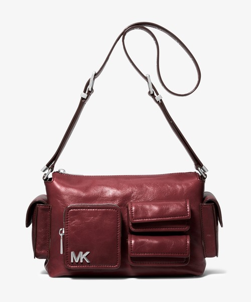 【美品】MICHAEL KORS マイケルコース ワインレッド ショルダーバッグ 中古・古着通販】MICHAEL KORS (マイケルコース) ショルダーバッグ