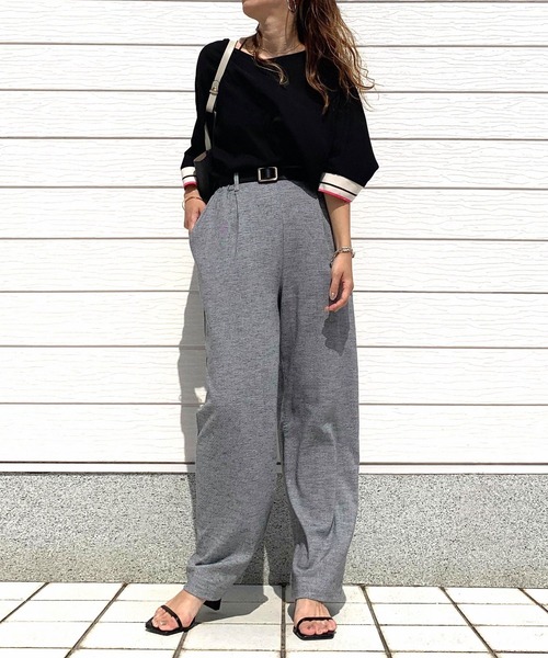 「Q」 ドルマンスリーブブラウス MEDIUM ベージュ レディース_画像3