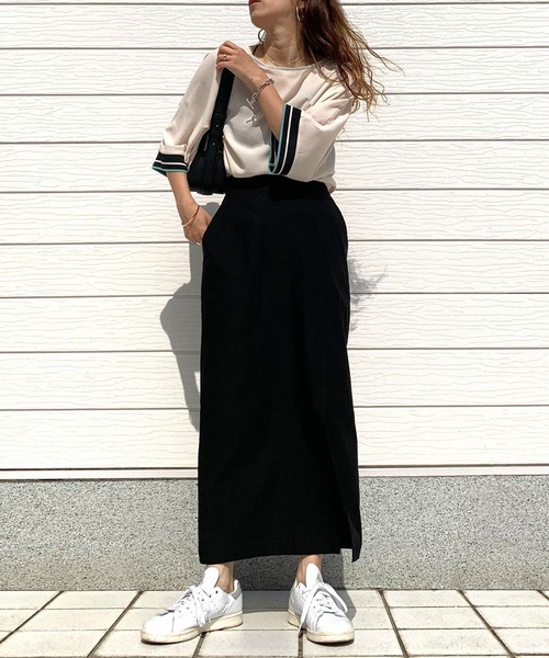 「Q」 ドルマンスリーブブラウス MEDIUM ベージュ レディース_画像4