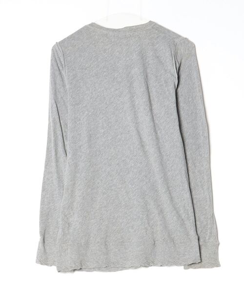 「Thee Hysteric XXX」 ワンポイント長袖ニット S グレー レディース_画像2
