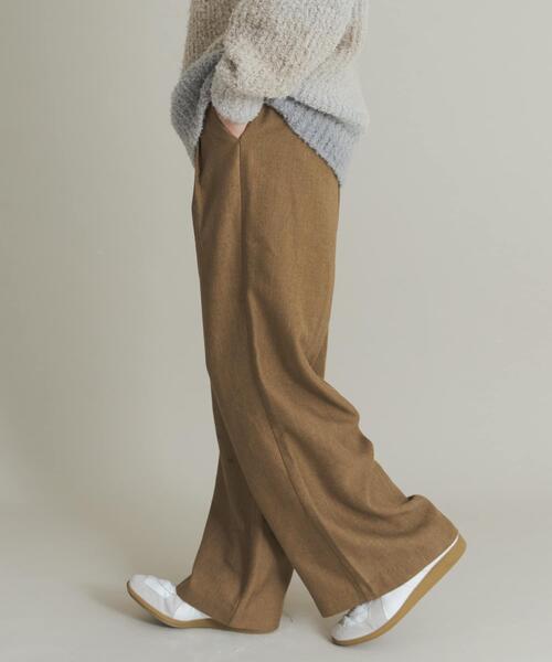 SENSE OF PLACE by URBAN RESEARCH パンツ ウールタッチストライプ