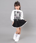 スカート ベルト付 フリル プリーツ スカート...の詳細画像2