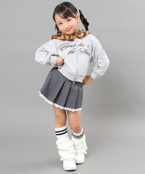 ANAP kids（アナップキッズ） スカート ベルト付 フリル プリーツ