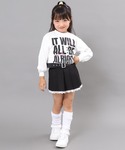 スカート ベルト付 フリル プリーツ スカート...の詳細画像3